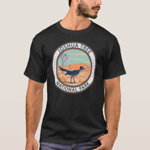 ジョシュアツリーナショナルパークロードランナーレトロサークル Tシャツ