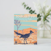 ジョシュアツリーナショナルパークロードランナーヴィンテージ ポストカード (スタンド正面)