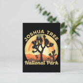 ジョシュアツリーナショナルパークヴィンテージトラベルデザート ポストカード (スタンド正面)