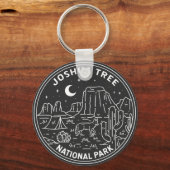 ジョシュアツリーナショナルパークヴィンテージモノリン キーホルダー (正面)