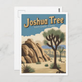ジョシュアツリーナショナルパークヴィンテージ ポストカード (正面/裏面)
