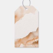 ジョシュアツリーボヘミアンニュートラル新婦+新郎のお願い ギフトタグ (裏面)