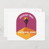 ジョシュアツリー国立公園のキャンプ場 カリフォルニア ポストカード (正面/裏面)