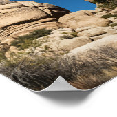 ジョシュアツリー国立公園の様式旅行 ポスター (角)