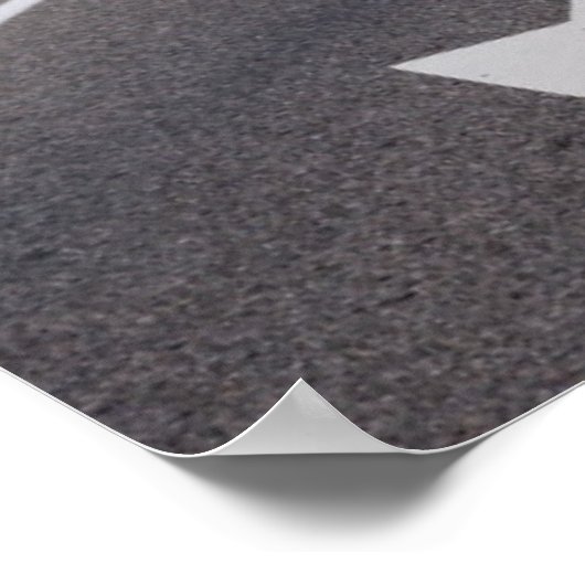 ジョシュアツリー国立公園を通る道路 ポスター (角)