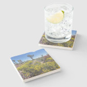 ジョシュアツリー国立公園イン開花 ストーンコースター (横)