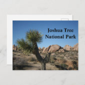 ジョシュアツリー国立公園カリフォルニア旅行USA ポストカード (正面/裏面)