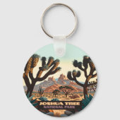 ジョシュアツリー国立公園カリフォルニア砂漠 キーホルダー (正面)