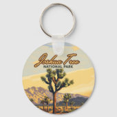 ジョシュアツリー国立公園カリフォルニア砂漠 キーホルダー (裏面)