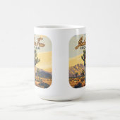 ジョシュアツリー国立公園カリフォルニア砂漠 コーヒーマグカップ (中央)