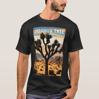 ジョシュアツリー国立公園トラベ伝統的ル Tシャツ