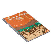 ジョシュアツリー国立公園トルコフラッツサンドデューンズ ノートブック (右側)