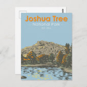 ジョシュアツリー国立公園バーカーダムカリフォルニア ポストカード (正面/裏面)