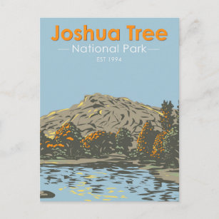 ジョシュアツリー国立公園バーカーダムカリフォルニア ポストカード