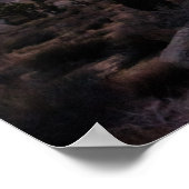 ジョシュアツリー国立公園レッドサンセット ポスター (角)