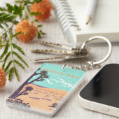 ジョシュアツリー国立公園両面ヴィンテージ キーホルダー (正面右)