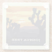 ジョシュアツリー国立公園 |カリフォルニア ガラスコースター (裏面)