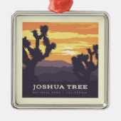 ジョシュアツリー国立公園 |カリフォルニア メタルオーナメント (正面)