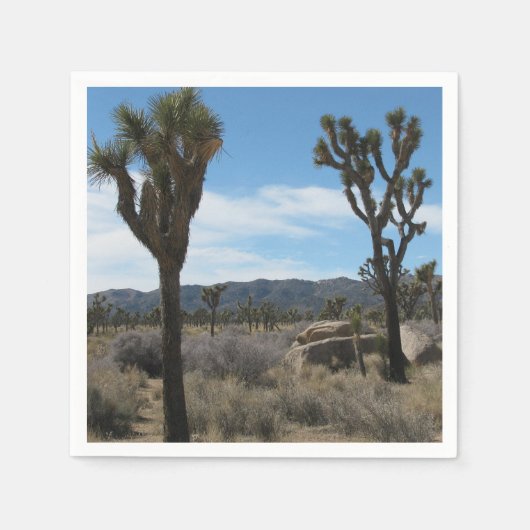 ジョシュアツリー国立公園 スタンダードカクテルナプキン (正面)