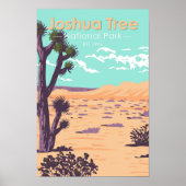 ジョシュアツリー国立公園 ツル・スプリングスのヴィンテージ ポスター (正面)