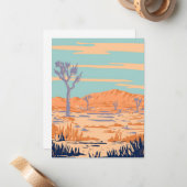 ジョシュアツリー国立公園 ノートカード (正面/裏面インサイチュ)