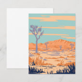 ジョシュアツリー国立公園 ノートカード (正面/裏面)