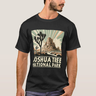 ジョシュアツリー国立公園 ビンテージ ハイキング キャンプ アウトドア O Tシャツ