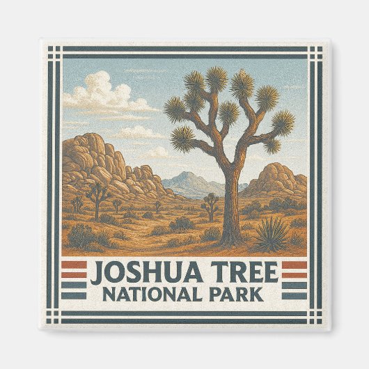ジョシュアツリー国立公園 マグネット (正面)