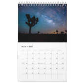 ジョシュアツリー国立公園 2027 縦型 ウォールカレンダー カレンダー (3月 2027)