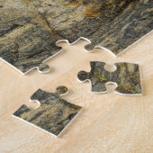 ジョシュアツリー抽象芸術自然撮影からのロック ジグソーパズル (側面)