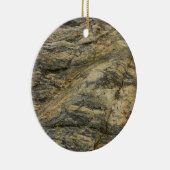 ジョシュアツリー抽象芸術自然撮影からのロック セラミックオーナメント (右)