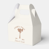 ジョシュアツリー結婚式の引き出物ボックス フェイバーボックス (裏面サイド)