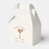 ジョシュアツリー結婚式の引き出物ボックス フェイバーボックス (正面サイド)