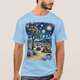 ジョシュアツリー モハーヴェ砂漠 ハイキング モダン ドリームライク Tシャツ