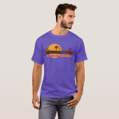 ジョシュアリー70年代スタイルの観光客のお土産レトロ Tシャツ (正面フル)