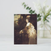 ジョシュアレイノルズ – ポートレート・オブ・ジョージアナ ポストカード (スタンド正面)