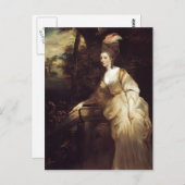 ジョシュアレイノルズ – ポートレート・オブ・ジョージアナ ポストカード (正面/裏面)