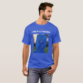 ジョシュアレンディラングメント症候群認識度月 Tシャツ (正面フル)