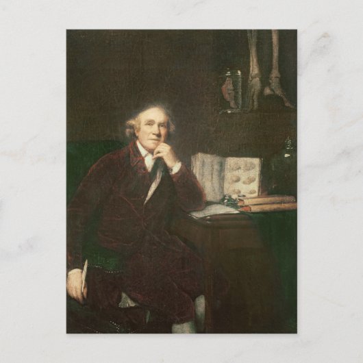 ジョシュア卿に続くジョン・ハンターポートレート ポストカード (正面)