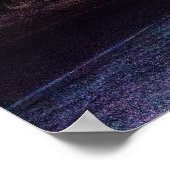 ジョシュア樹国園天の川 ポスター (角)