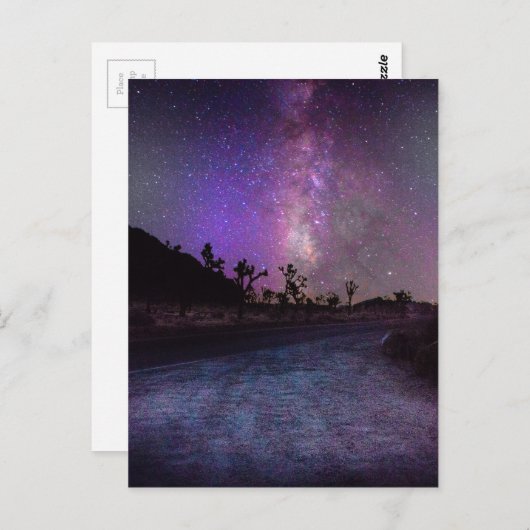 ジョシュア樹国園天の川 ポストカード (正面/裏面)