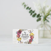 ジョシュア1対9で強く勇敢なフローラリース 名刺 (スタンド正面)