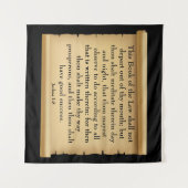 ジョシュア1:8 タペストリー (正面(横))