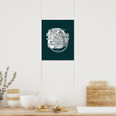 ジョシュア1:9強く勇敢になれ ポスター (キッチン)