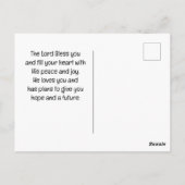 ジョシュア1:9強く勇気ある水の色 ポストカード (裏面)