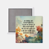 ジョシュア1:9強く勇気ある水の色 マグネット (正面/裏面)