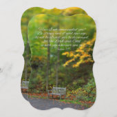 ジョシュア1:9聖書詩キリスト教聖なる書物、 経典 招待状 (正面/裏面)