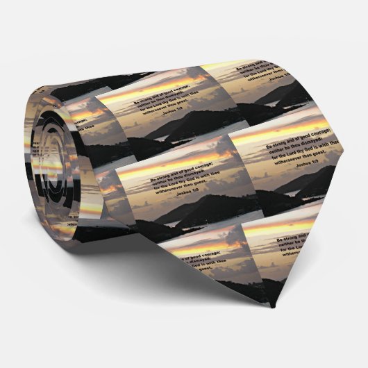 ジョシュア1:9 ネクタイ (ロール)