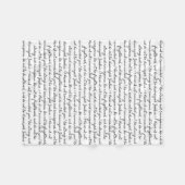 ジョシュア1:9 フリースブランケット (正面(横))