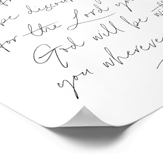 ジョシュア1:9 ポスター (角)